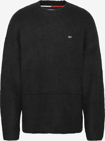 Tommy Jeans Pullover in Schwarz: front