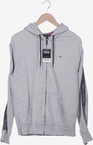 TOMMY HILFIGER Kapuzenpullover L in Grau: predná strana