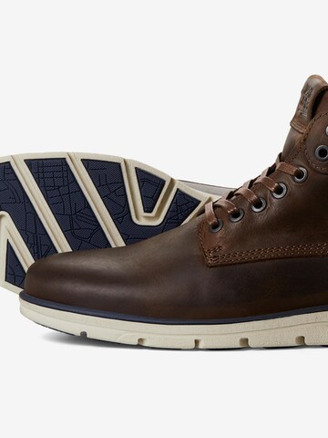 JACK & JONES Schnürboots 'Tubar' in Braun