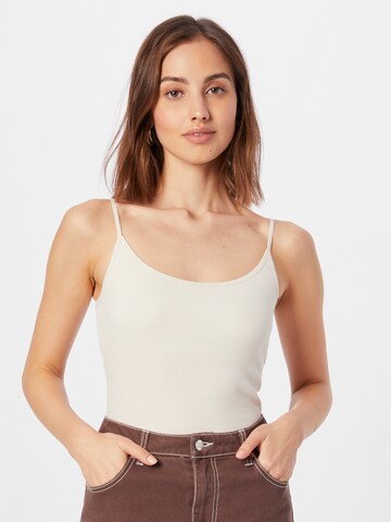 HOLLISTER Top in Bruin: voorkant