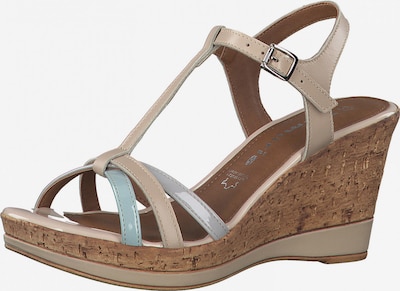 TAMARIS Sandalen met riem in de kleur Nude / Opaal / Sering, Productweergave