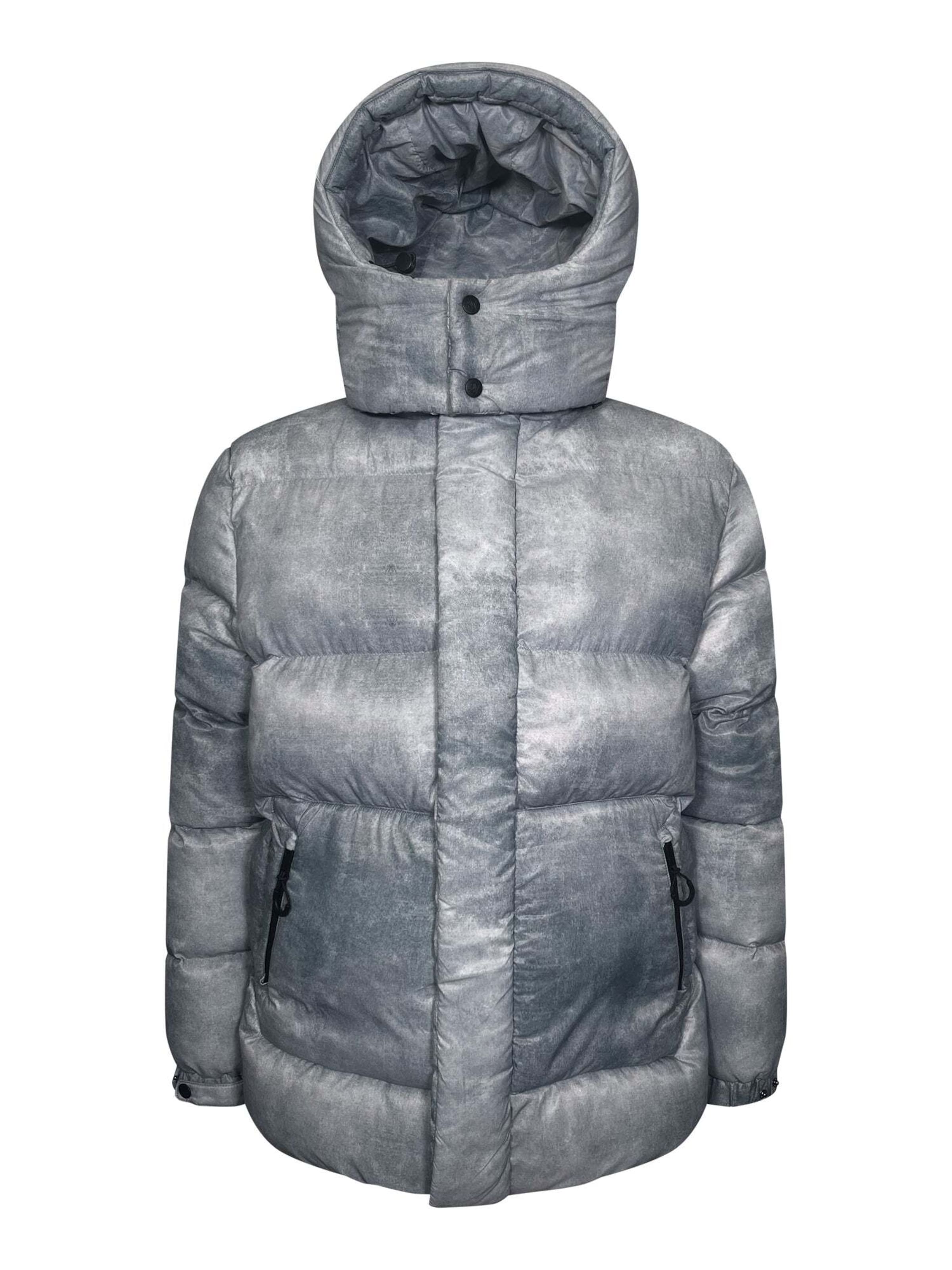 SikSilk Winter Jacket 'Puffer Jacket' in Grey