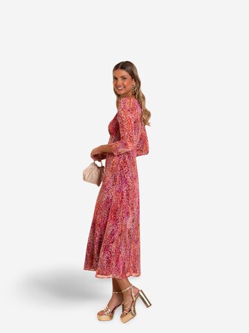 THE-ARE - Vestido em mistura de cores