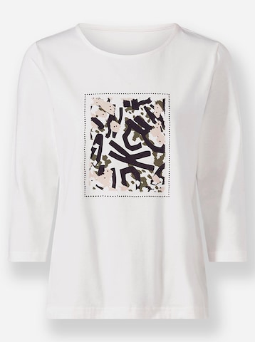 T-shirt heine en blanc : devant