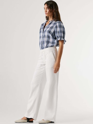 Loosefit Pantalon Pepe Jeans en blanc