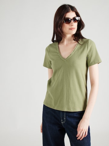VILA Μπλουζάκι 'NOLINE' σε πράσινο: μπροστά