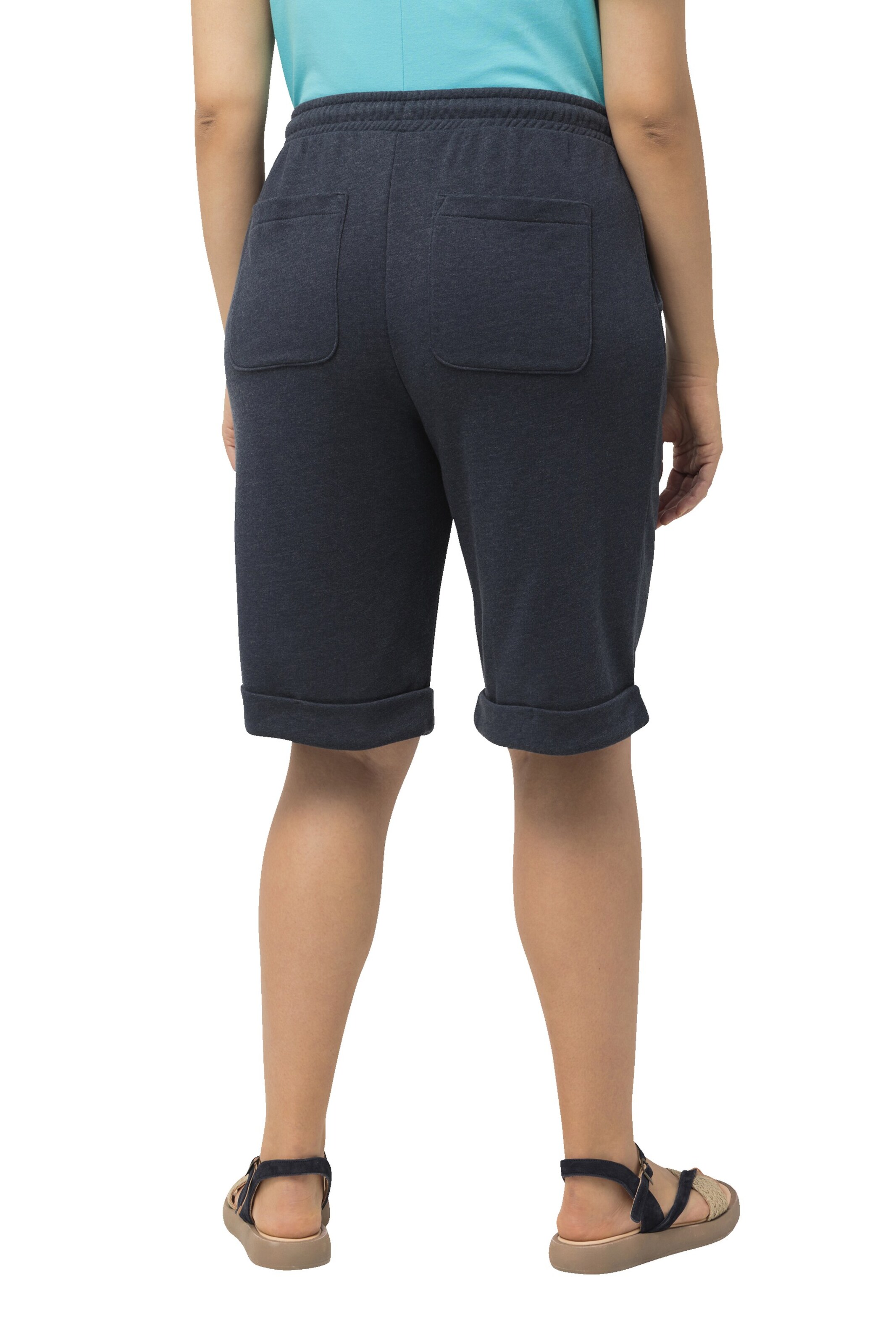 Ulla Popken Regular Broek in Zwart