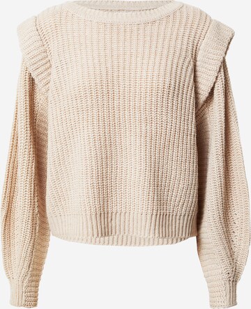 Pull-over 'ONLLEXINE' ONLY en beige : devant