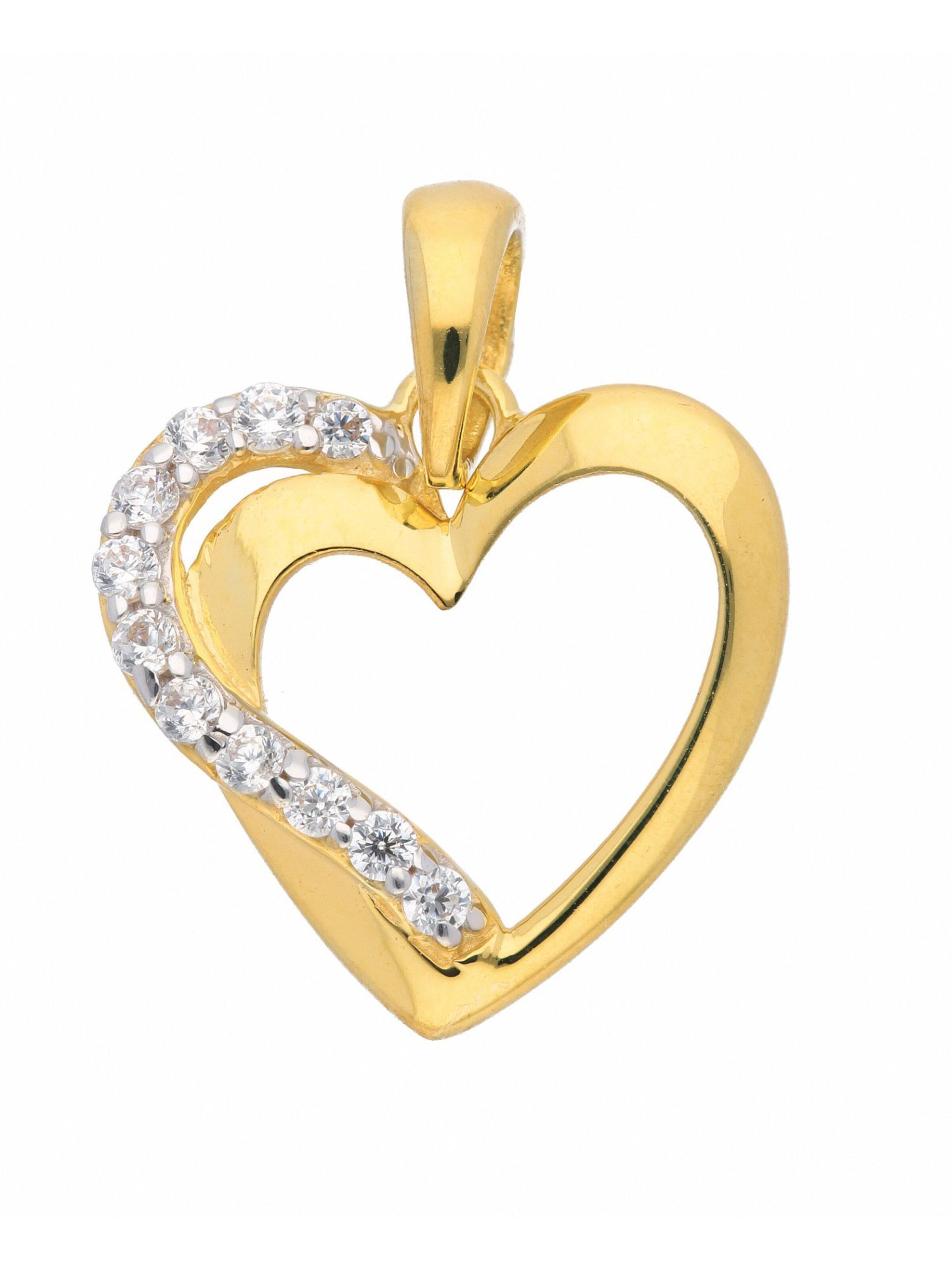 Adelia´s Pendant 'Herz' in Gold: front
