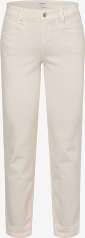 Cambio Slim fit Pants ' Pina ' in Beige: front