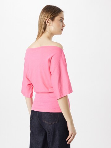 Sisley - Camisa em rosa