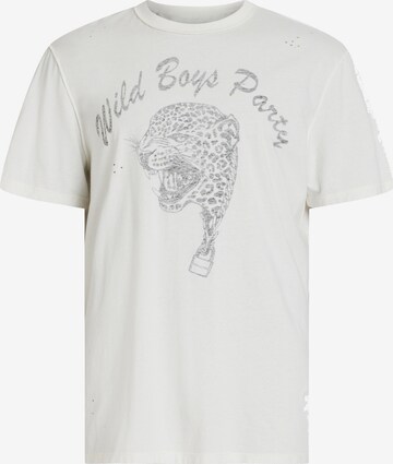 T-Shirt 'WILD BOYS' AllSaints en blanc : devant