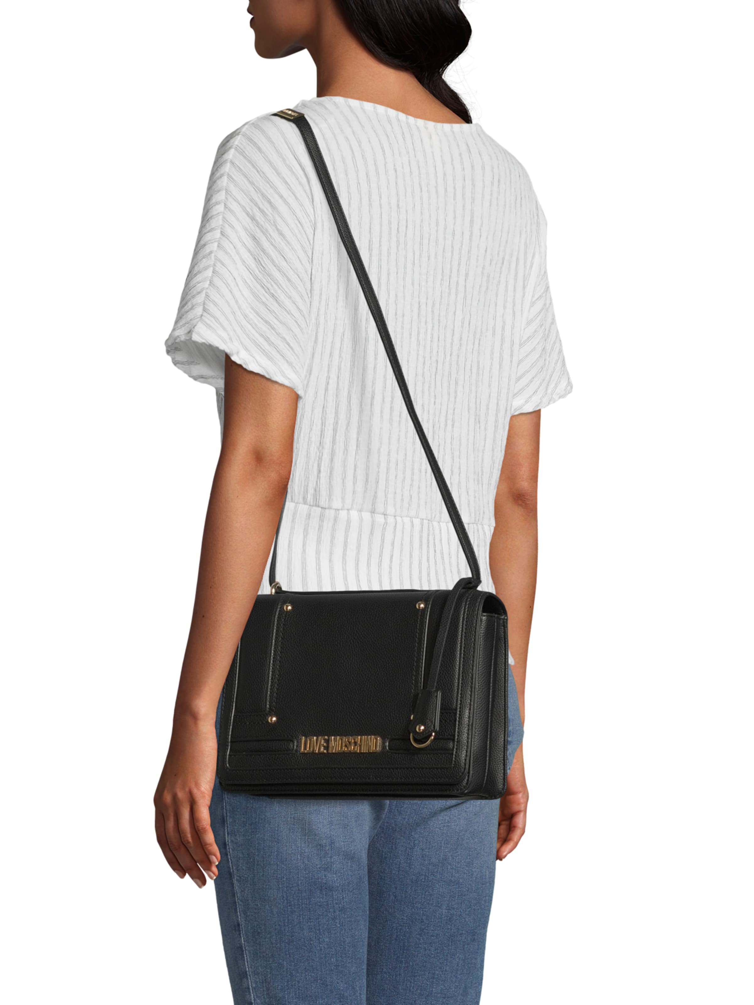 Love Moschino Crossbody bag in Black: front