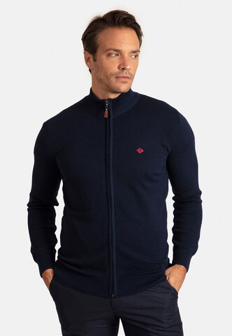 Sir Raymond Tailor Strickjacke 'Sydney' in Blau: Vorderseite
