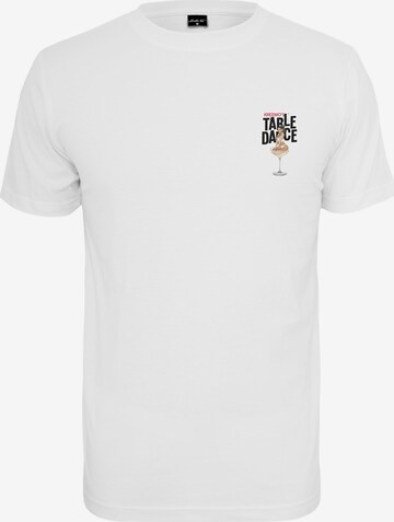 T-Shirt Mister Tee en blanc : devant