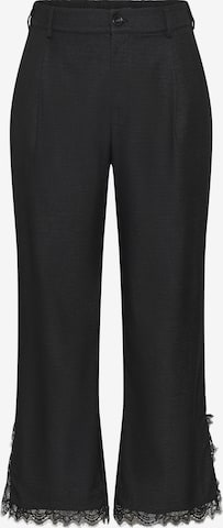 Wide Leg Pantalon 'Abby' KAFFE CURVE en gris : devant