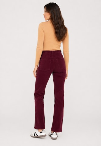 Regular Pantalon Elara en rouge
