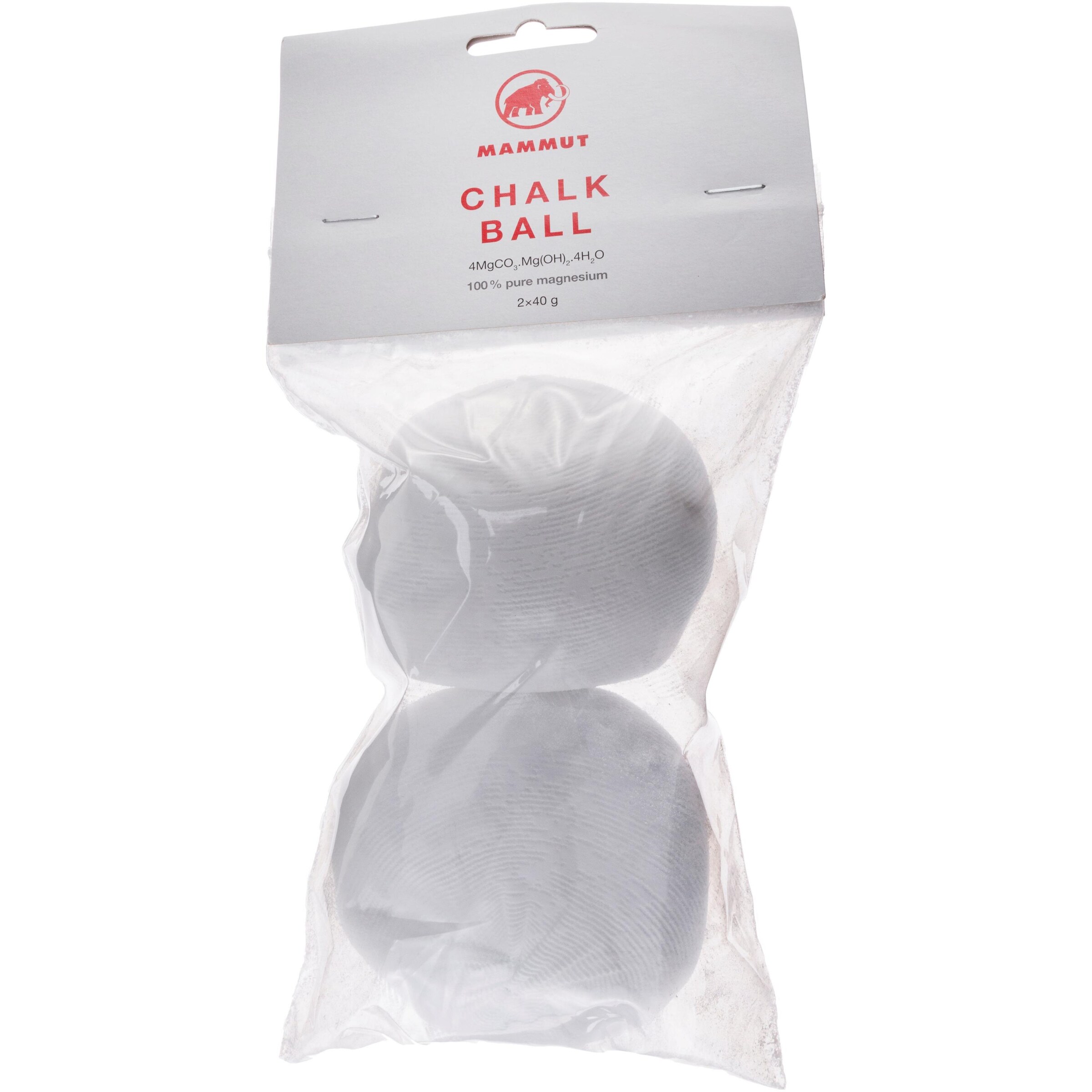 MAMMUT Climbing Protection 'Chalk Ball 2x 40 g' in White: front
