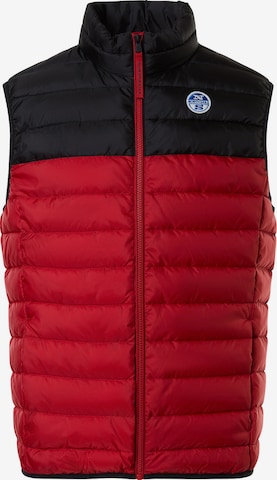 North Sails Bodywarmer 'Skye' in Rood: voorkant