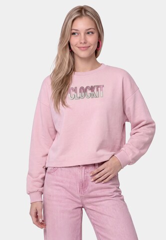 MYMO - Sweatshirt em rosa: frente