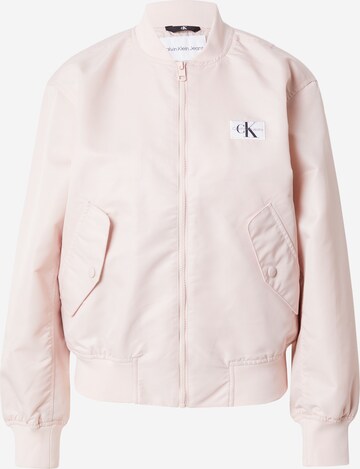 Veste mi-saison Calvin Klein Jeans en rose : devant