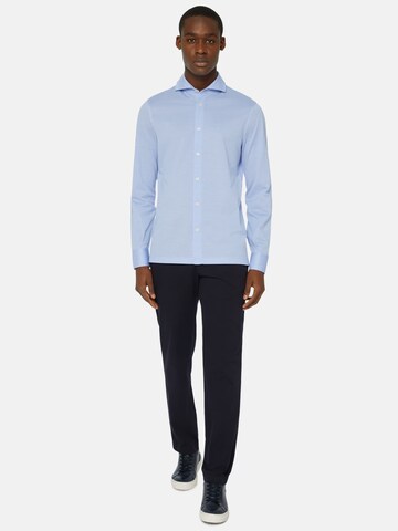 Boggi Milano Regular Fit Hemd in Blau