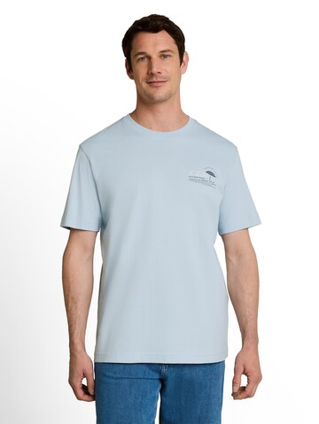 TOM TAILOR T-Shirt mit Print in Blau: Vorderseite