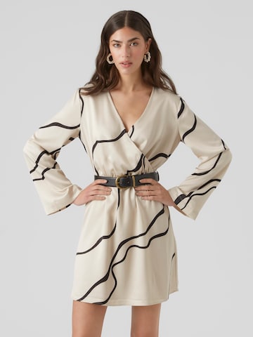 VERO MODA Jurk 'MERLE' in Grijs: voorkant
