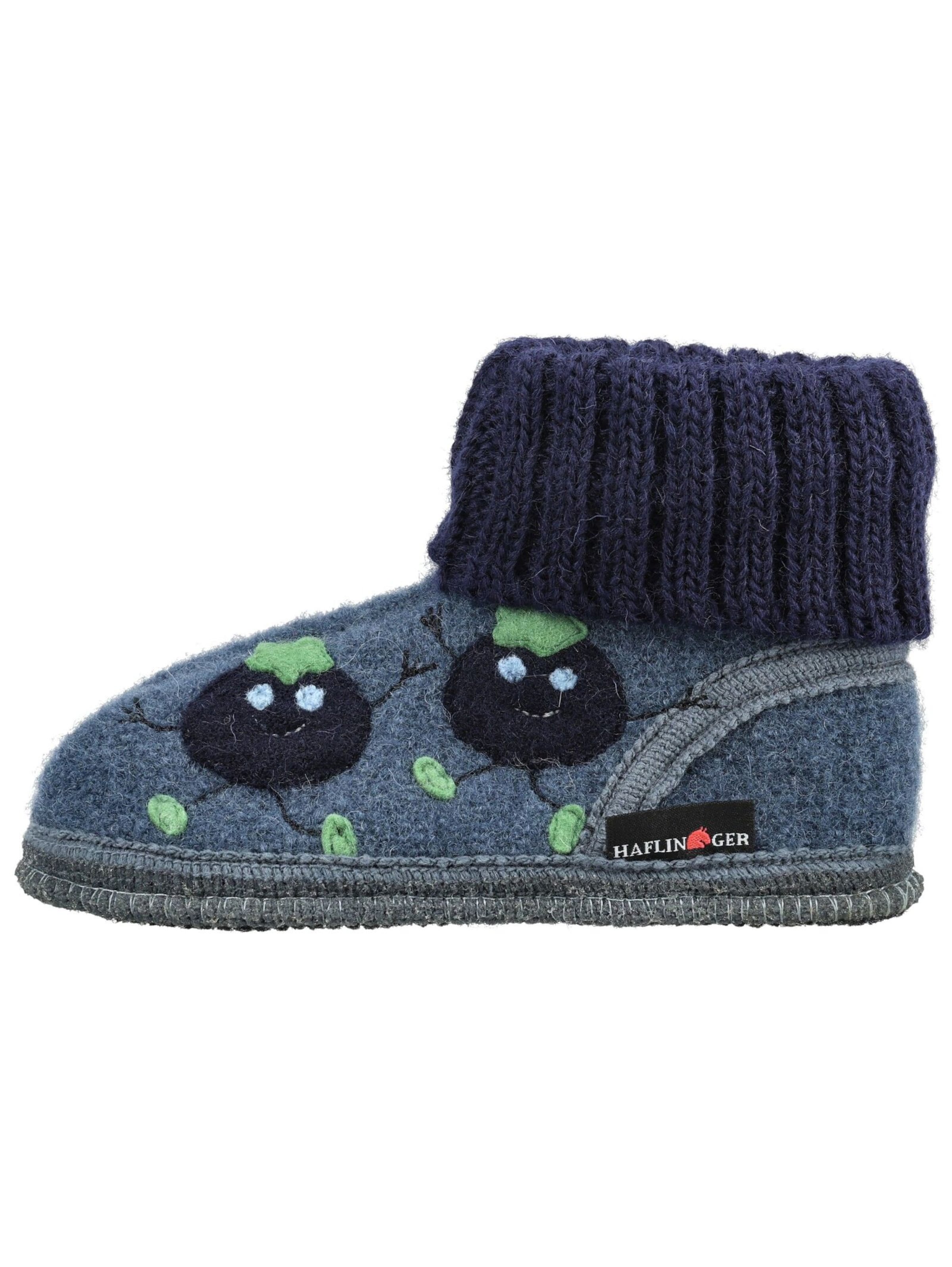 HAFLINGER Slippers in Blue