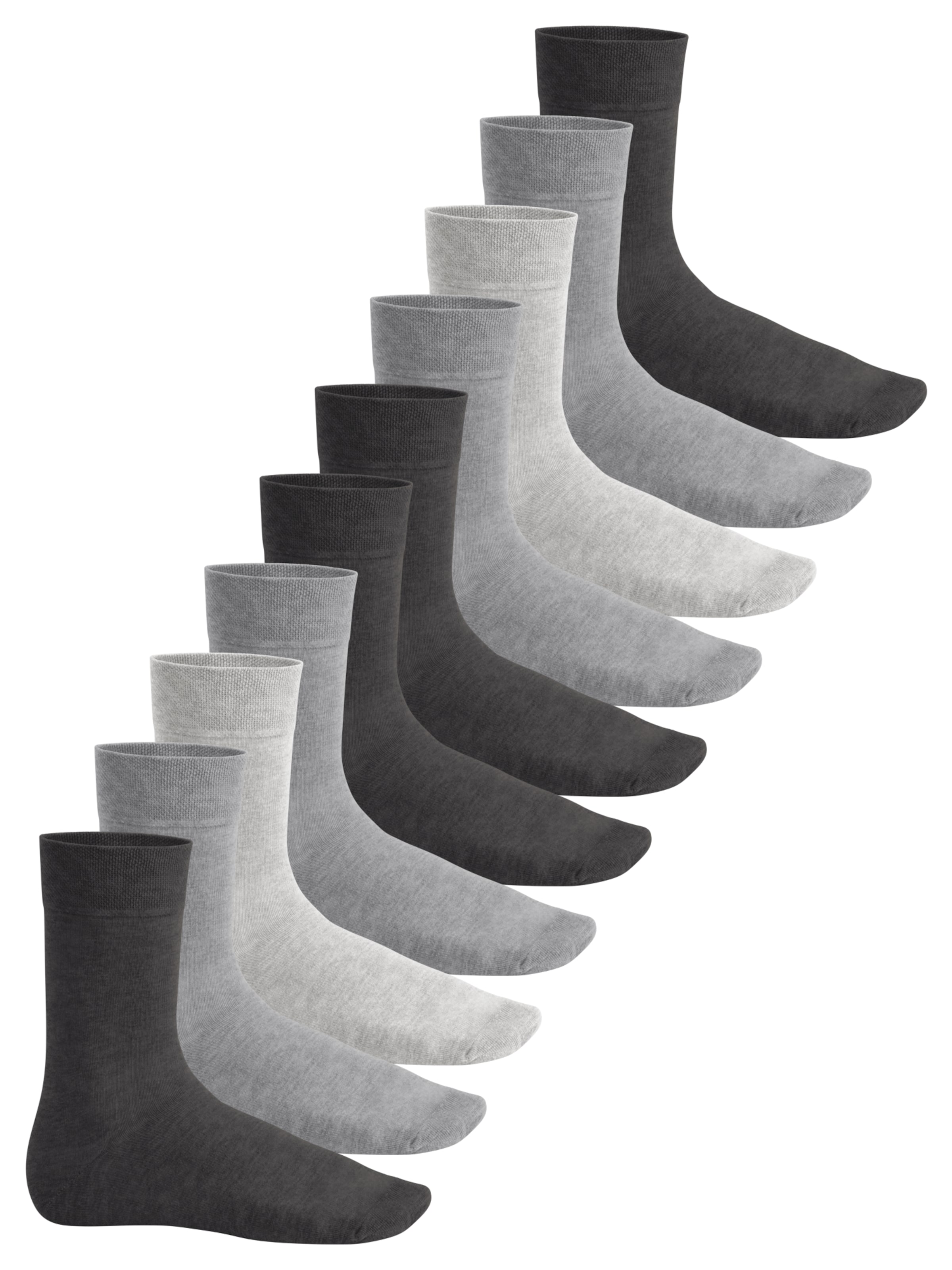 footstar Socken 'EVERYDAY!'‌‌‌‌ in Grau: Vorderseite