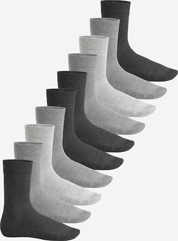 footstar Socken 'EVERYDAY!' in Grau: Vorderseite