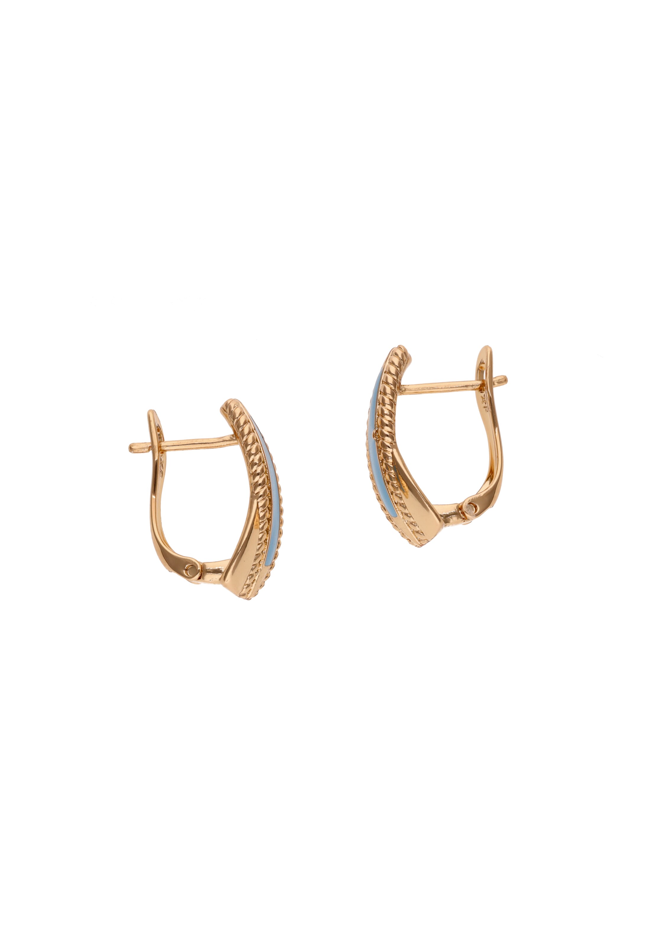 IZIA Ohrringe in Gold: Vorderseite