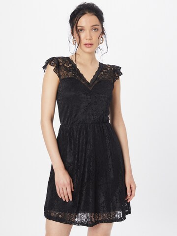 Hailys Cocktail Dress in Black: front