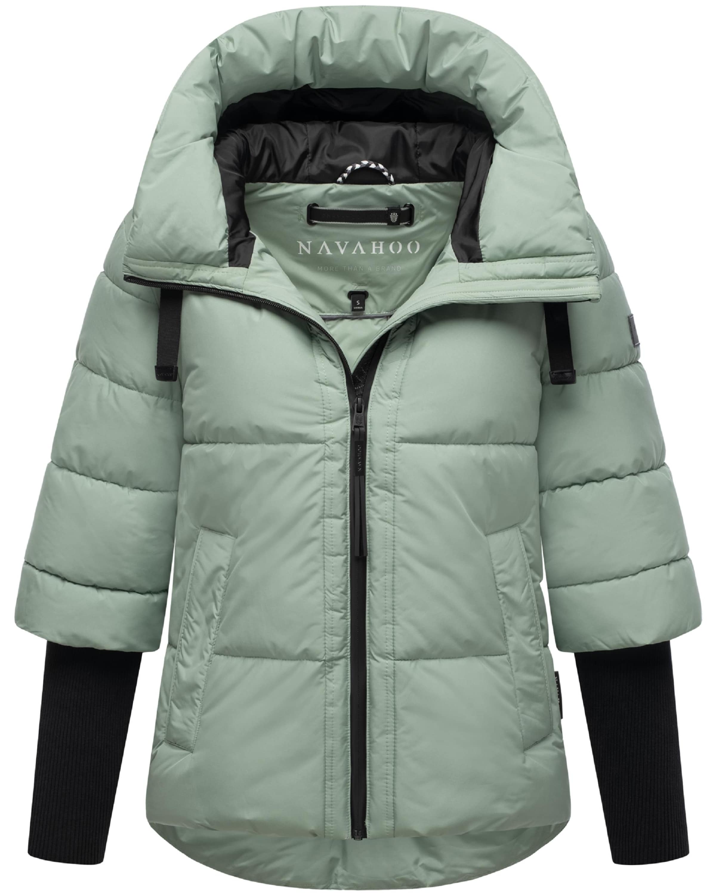 Giacca invernale 'Lotusherz XIV' di NAVAHOO in verde: frontale