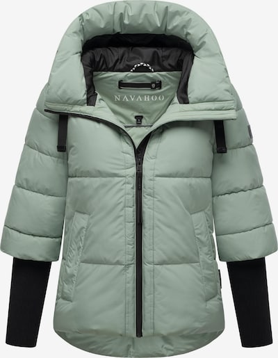 NAVAHOO Winterjacke 'Lotusherz XIV' in mint / schwarz, Produktansicht
