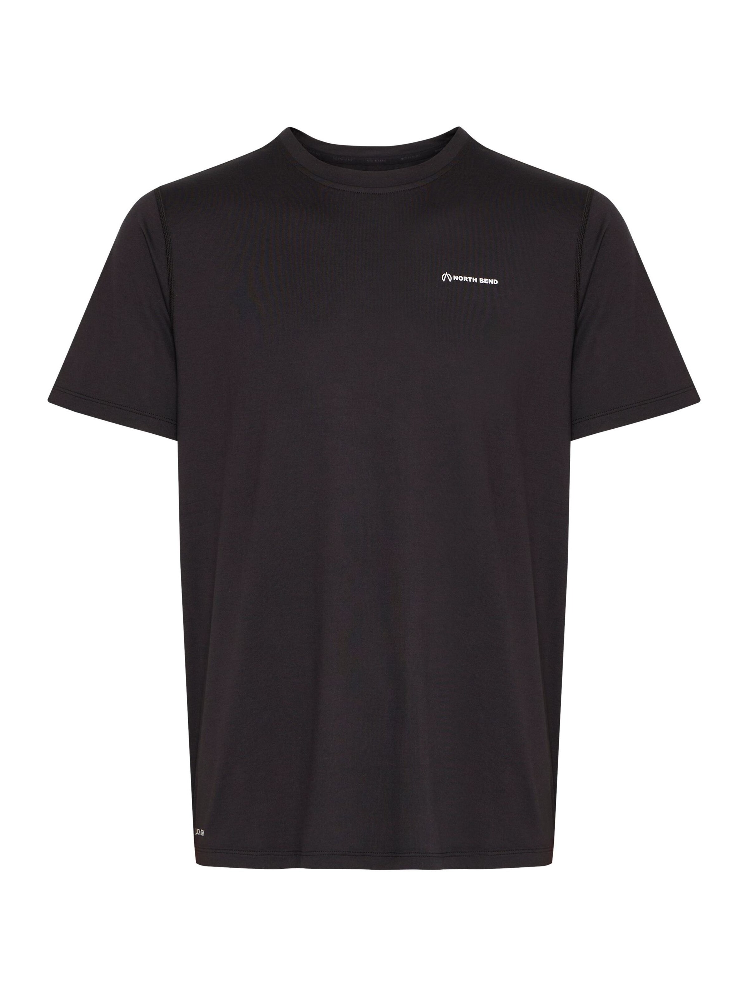 North Bend - Camiseta funcional 'Adrian' en negro: frente