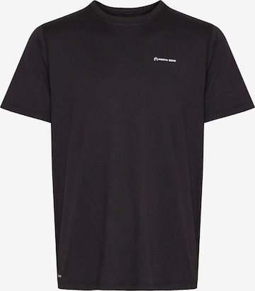 T-Shirt fonctionnel 'Adrian' North Bend en noir : devant