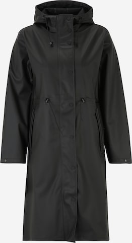 Manteau mi-saison 'RAYA' Selected Femme Petite en noir : devant