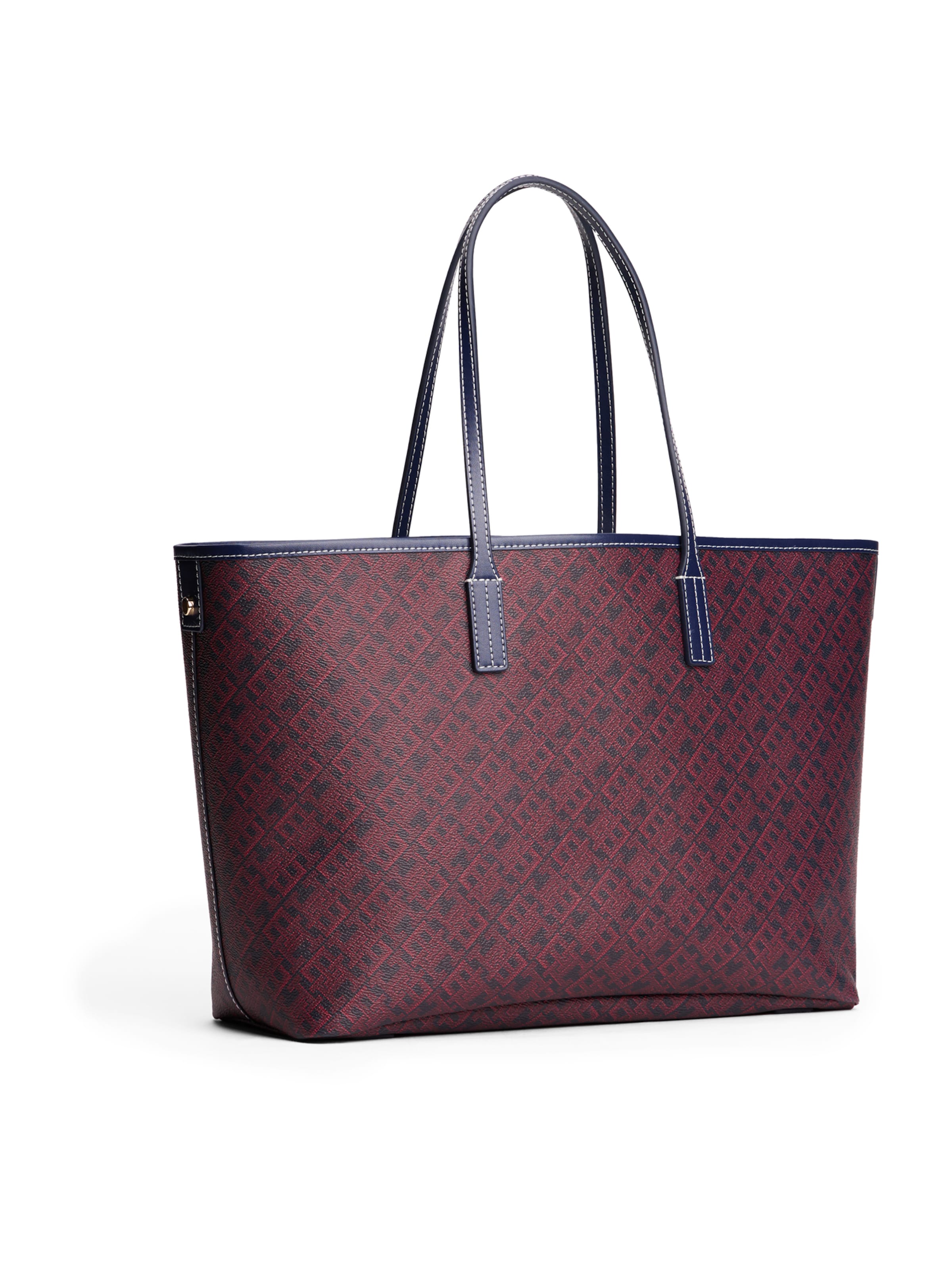 TOMMY HILFIGER Shopper - Červená: zadná strana