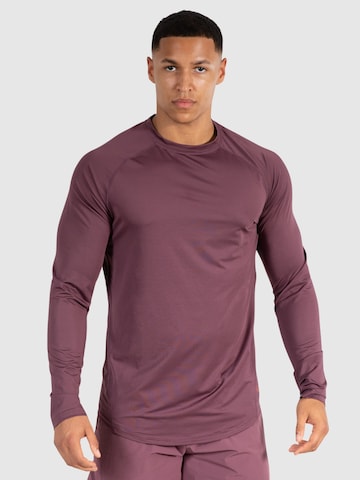 T-Shirt fonctionnel 'Kayden' Smilodox en violet : devant