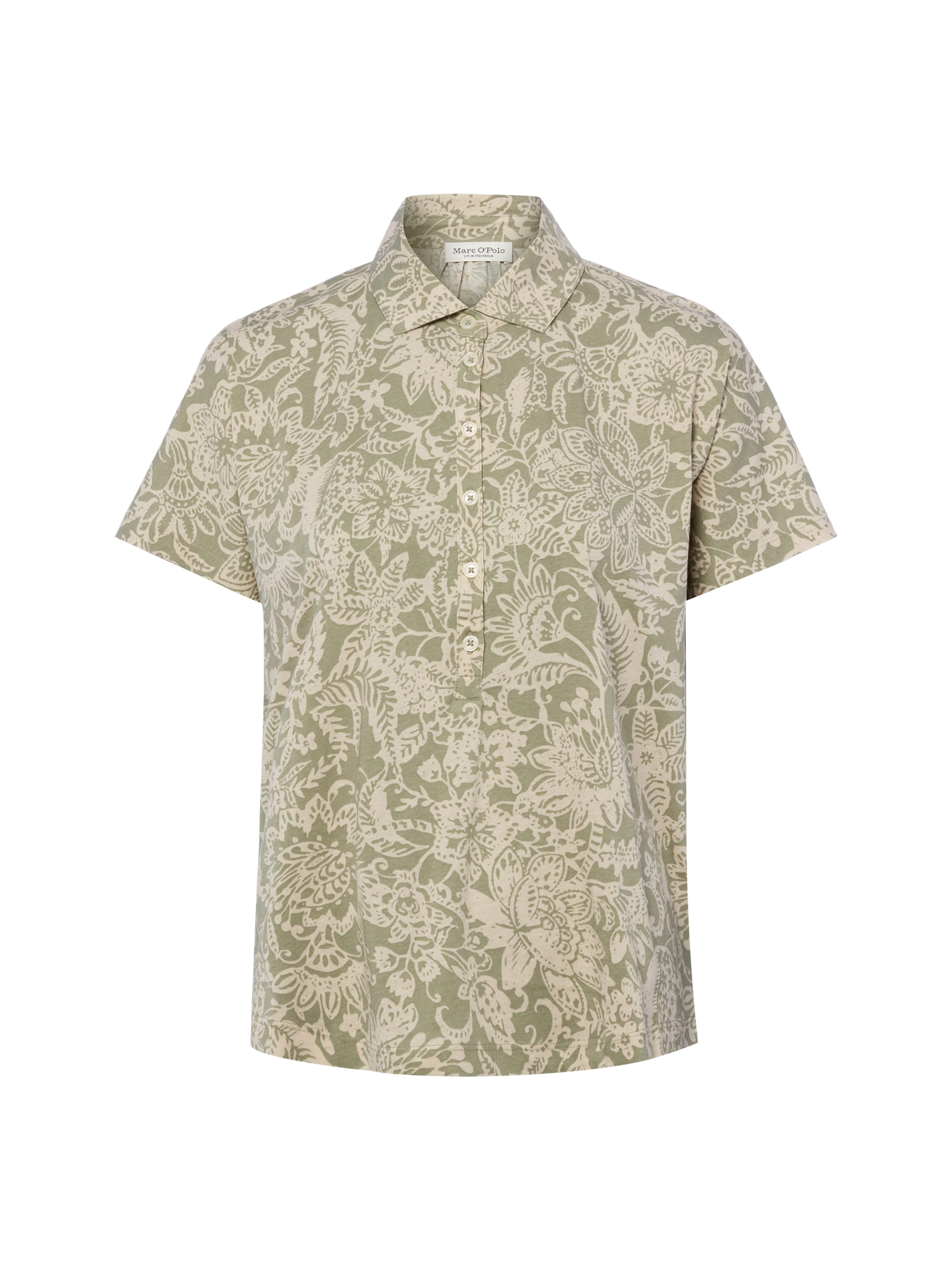 Marc O'Polo Blouse in Groen: voorkant