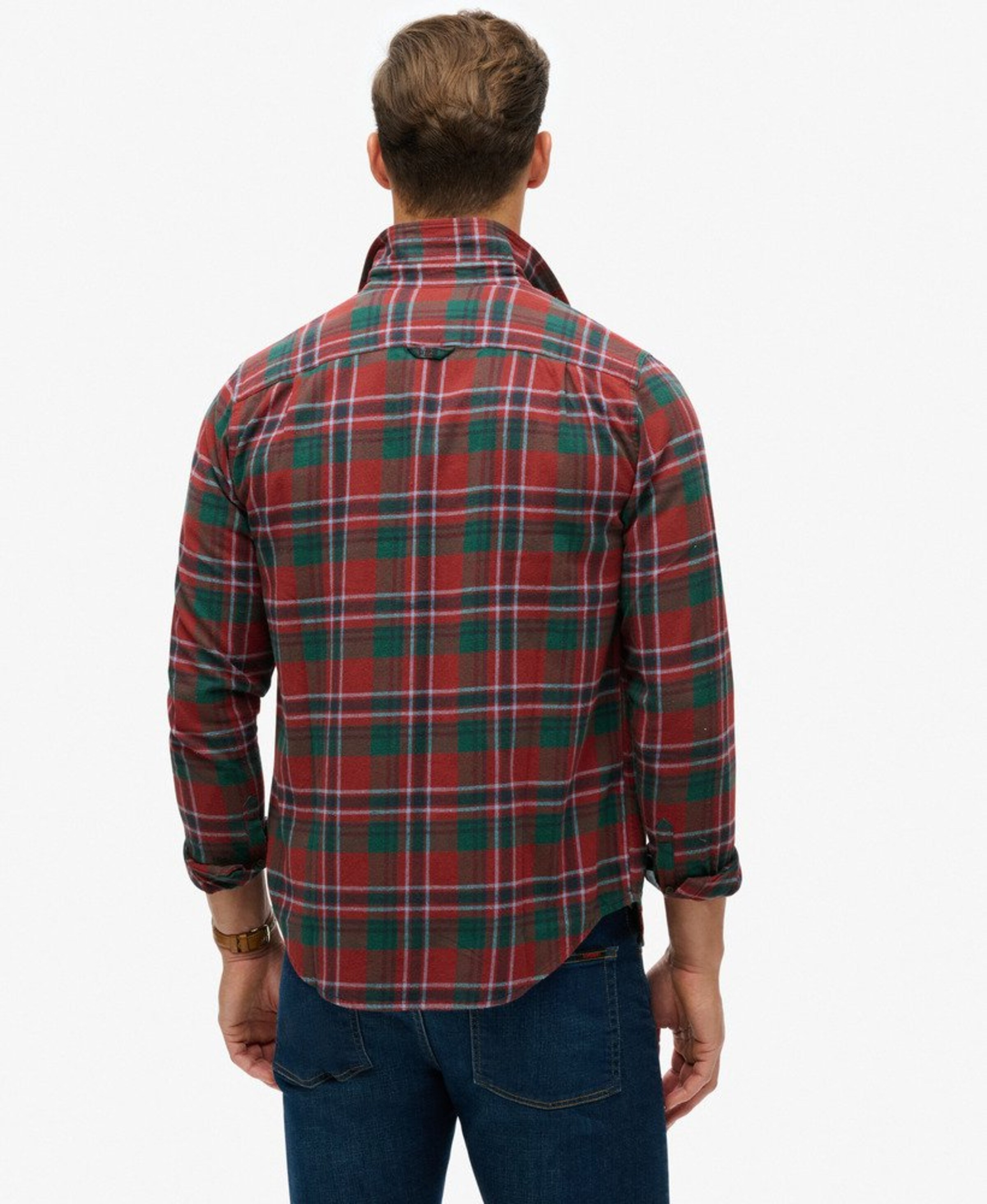 Superdry Regular Fit Hemd in Rot