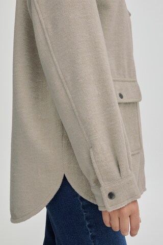 PULZ Jeans - Chaqueta de entretiempo 'PZPEYTON' en beige