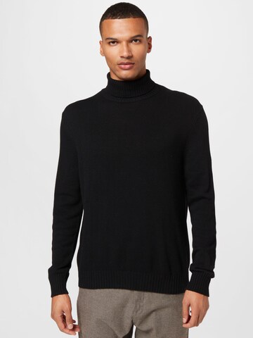 UNITED COLORS OF BENETTON Regular fit Sweater in Black: front