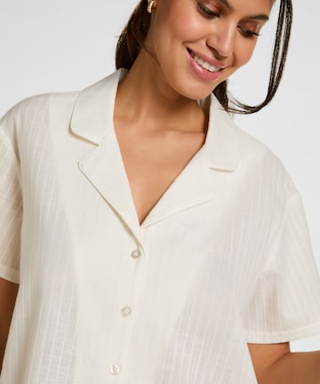 Hunkemöller Pajama shirt in White