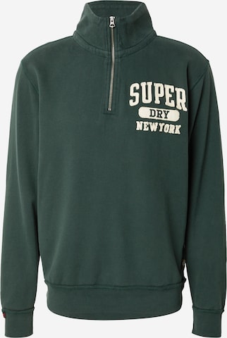 žalia Superdry Megztinis be užsegimo 'Vintage Athletic': priekis