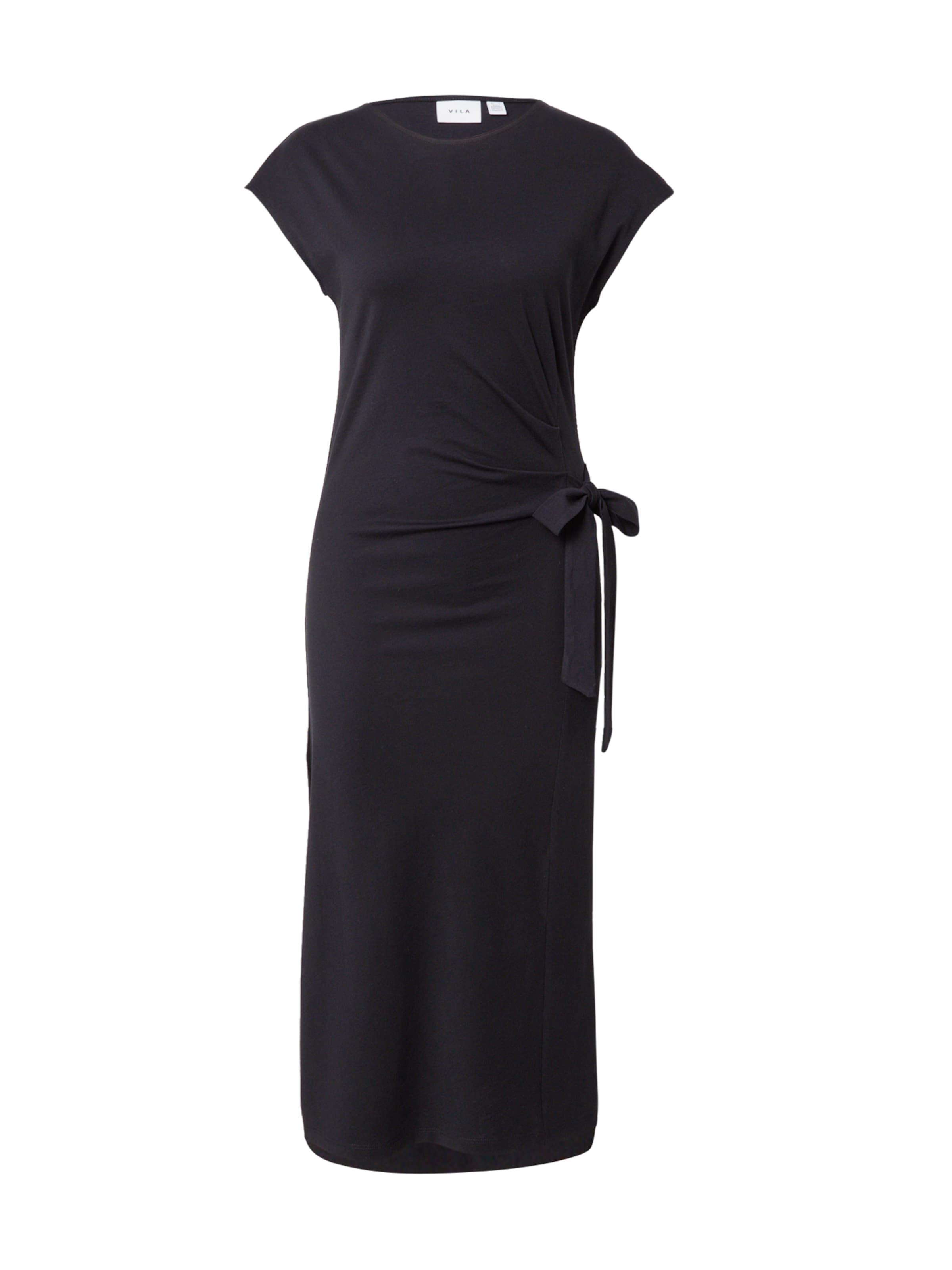 VILA - Vestido 'VIPompia' en negro: frente