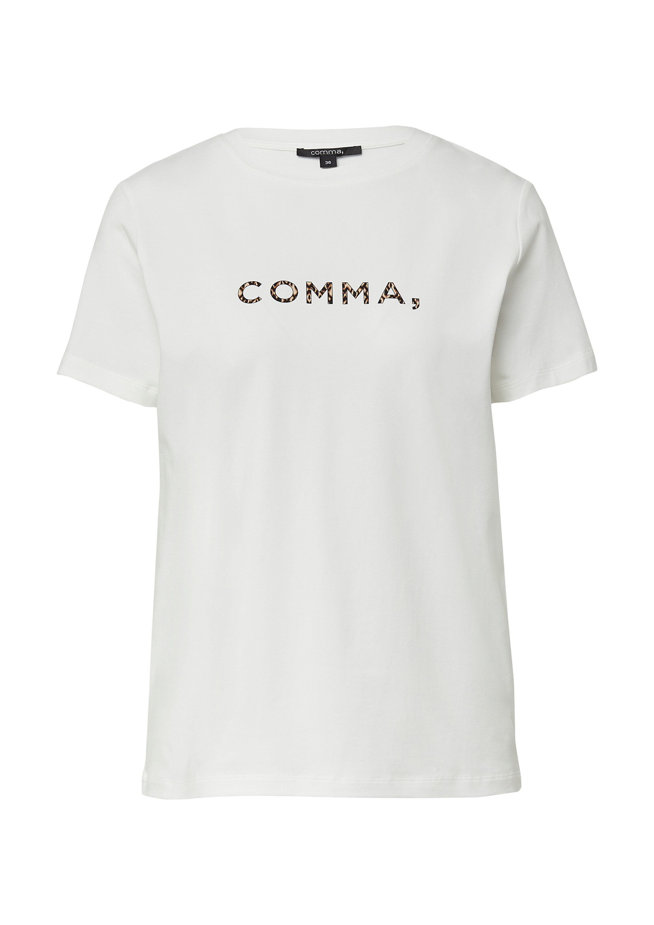 COMMA Shirt in Weiß: Vorderseite