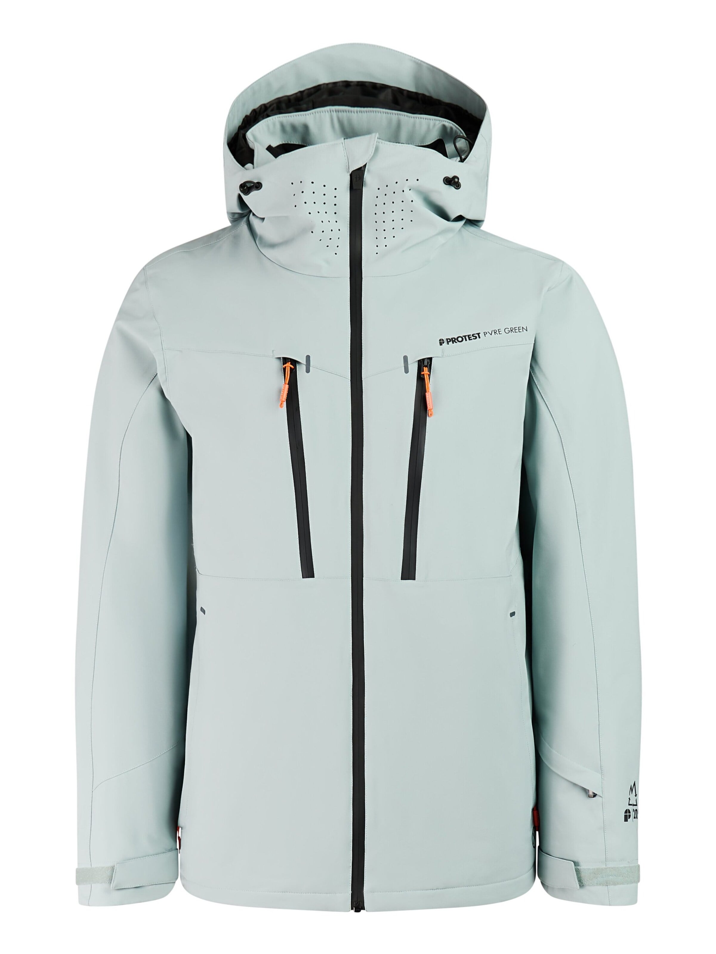 PROTEST Sportjacke 'PRTTIMOTHY'‌‌‌‌ in Grau: Vorderseite