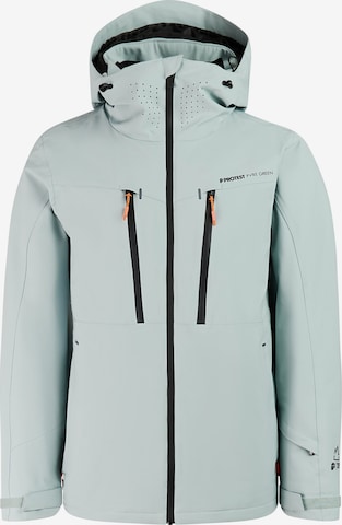 PROTEST Sportjacke 'PRTTIMOTHY' in Grau: Vorderseite